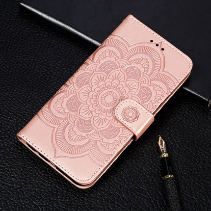 Sun Mandala Embossing Pattern Horizontal Flip PU Leather Case with Holder & Card Slots & Wallet & Lanyard, For Samsung Galaxy S21 FE, For Xiaomi Mi 11 Ultra