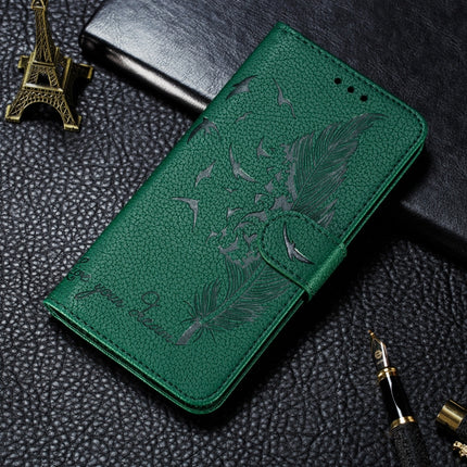 Litchi Texture Feather Embossing Pattern Horizontal Flip Leather Case with Holder & Card Slots & Wallet & Photo Frame & Lanyard, For Samsung Galaxy A22 4G, For Samsung Galaxy A22 5G, For Samsung Galaxy A82 5G, For Samsung Galaxy S21 FE