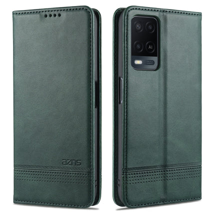 AZNS Magnetic Calf Texture Horizontal Flip Leather Case with Card Slots & Holder & Wallet, For OPPO A54 4G, For OPPO A94 5G, For OPPO A95 5G, For Xiaomi Mi 11 Lite