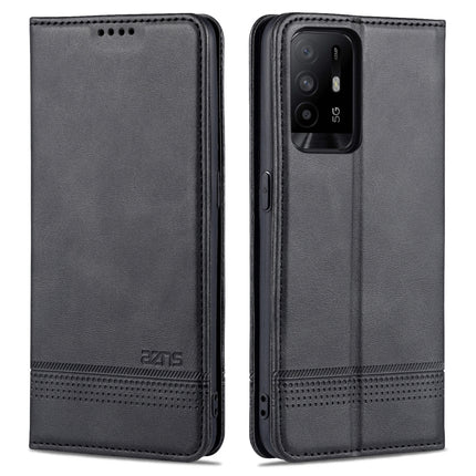 AZNS Magnetic Calf Texture Horizontal Flip Leather Case with Card Slots & Holder & Wallet, For OPPO A54 4G, For OPPO A94 5G, For OPPO A95 5G, For Xiaomi Mi 11 Lite