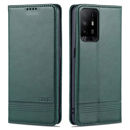 AZNS Magnetic Calf Texture Horizontal Flip Leather Case with Card Slots & Holder & Wallet, For OPPO A54 4G, For OPPO A94 5G, For OPPO A95 5G, For Xiaomi Mi 11 Lite