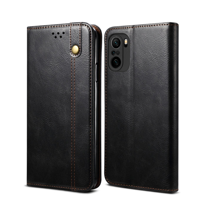 Simple Wax Crazy Horse Texture Horizontal Flip Leather Case with Card Slots & Wallet, For Xiaomi Redmi K40 / K40 Pro, For Xiaomi Redmi Note9 4G (CN Version), For Xiaomi Redmi Note 9 5G (CN Version)                                                       ...