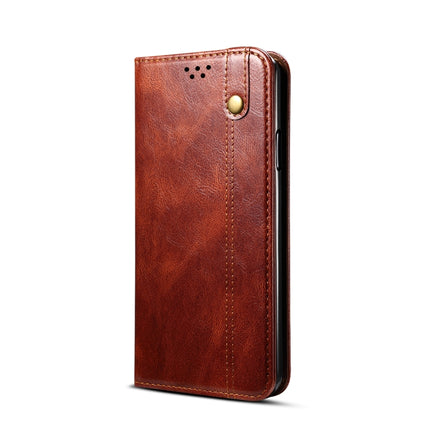Simple Wax Crazy Horse Texture Horizontal Flip Leather Case with Card Slots & Wallet, For Xiaomi Mi 11, For Xiaomi Mi 11 Lite, For Xiaomi Mi 11 Pro, For Xiaomi Mi 11 Ultra