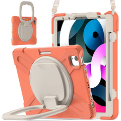 Silicone + PC Protective Case with Holder & Shoulder Strap, For iPad Air 2022 / 2020 10.9, For Samsung Tab A 10.1 (2019) T510/T515