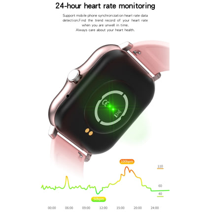 GY13 1.69 inch TFT Screen IP67 Waterproof Smart Watch, Support Music Control / Bluetooth Call / Heart Rate Monitoring / Blood Pressure Monitoring, Silicone Strap, Steel Strap
