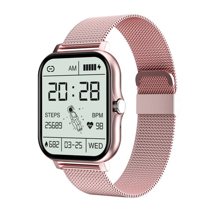 GY13 1.69 inch TFT Screen IP67 Waterproof Smart Watch, Support Music Control / Bluetooth Call / Heart Rate Monitoring / Blood Pressure Monitoring, Silicone Strap, Steel Strap