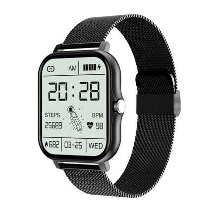 GY13 1.69 inch TFT Screen IP67 Waterproof Smart Watch, Support Music Control / Bluetooth Call / Heart Rate Monitoring / Blood Pressure Monitoring, Silicone Strap, Steel Strap