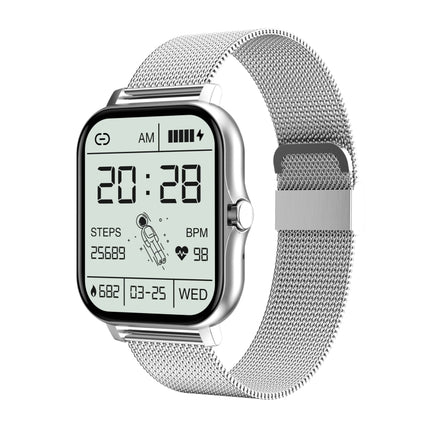 GY13 1.69 inch TFT Screen IP67 Waterproof Smart Watch, Support Music Control / Bluetooth Call / Heart Rate Monitoring / Blood Pressure Monitoring, Silicone Strap, Steel Strap