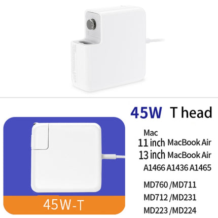 A1436 45 W 14,85 V 3,05 A 5-poliger MagSafe 2-Netzadapter für MacBook, Kabellänge: 1,6 m, 45 W AU-Stecker, 45 W EU-Stecker, 45 W UK-Stecker