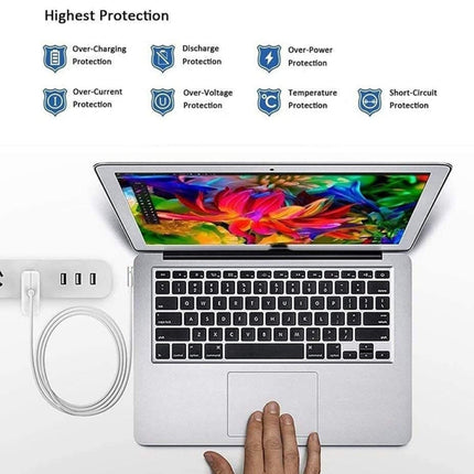 A1436 45 W 14,85 V 3,05 A 5-poliger MagSafe 2-Netzadapter für MacBook, Kabellänge: 1,6 m, 45 W AU-Stecker, 45 W EU-Stecker, 45 W UK-Stecker