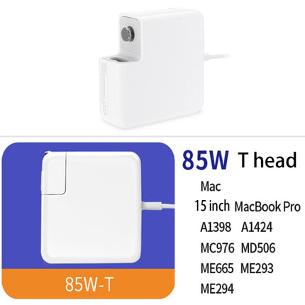 A1424 85W 20V 4,25A 5-poliger MagSafe 2-Netzadapter für MacBook, Kabellänge: 1,6 m, 85W AU-Stecker, 85W EU-Stecker, 85W UK-Stecker