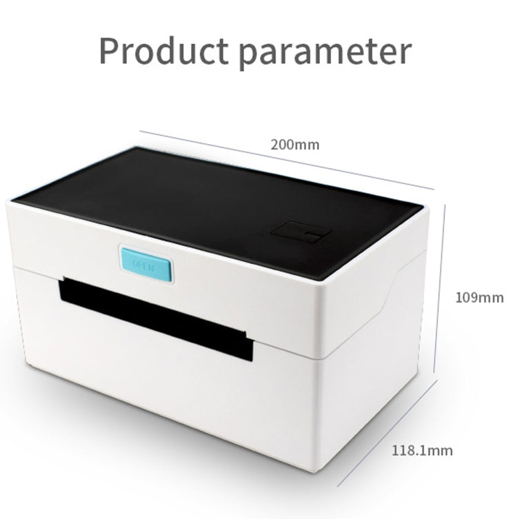 POS-9220 100x150mm Thermal Express Bill Self-adhesive Label Printer, USB + Bluetooth with Holder Version,, USB + Bluetooth,EU Plug, USB + Bluetooth,US Plug, USB + Bluetooth,UK Plug