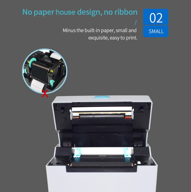 POS-9220 100x150mm Thermal Express Bill Self-adhesive Label Printer, USB + Bluetooth with Holder Version,, USB + Bluetooth,EU Plug, USB + Bluetooth,US Plug, USB + Bluetooth,UK Plug