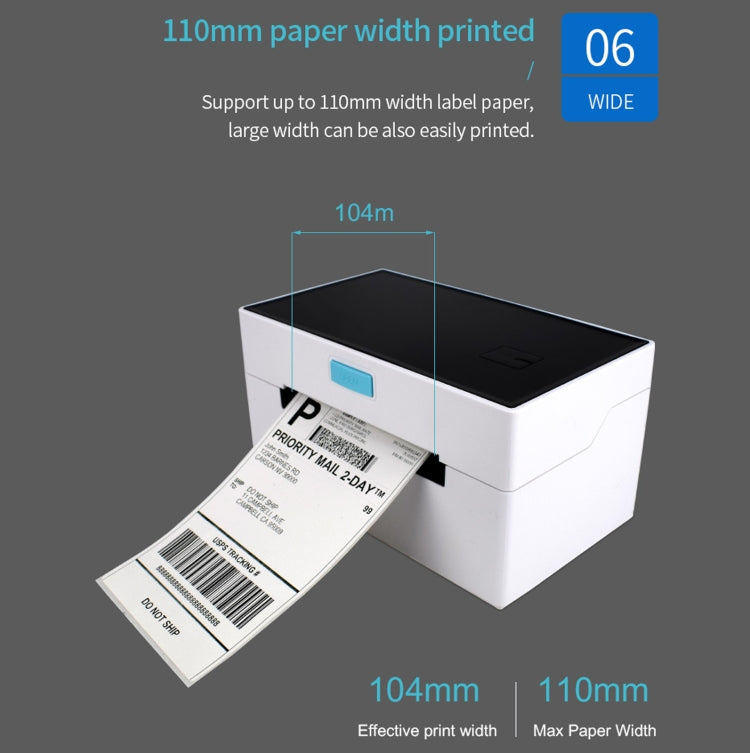 POS-9220 100x150mm Thermal Express Bill Self-adhesive Label Printer, USB + Bluetooth with Holder Version,, USB + Bluetooth,EU Plug, USB + Bluetooth,US Plug, USB + Bluetooth,UK Plug