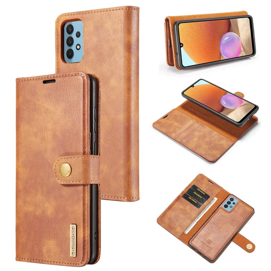 DG.MING Crazy Horse Texture Flip Detachable Magnetic Leather Case with Holder & Card Slots & Wallet, For Samsung Galaxy A32 4G, For OnePlus 9, For OnePlus 9 Pro