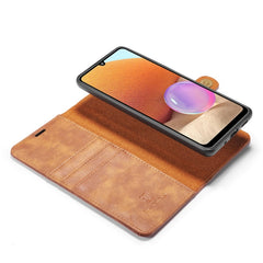 DG.MING Crazy Horse Texture Flip Detachable Magnetic Leather Case with Holder & Card Slots & Wallet, For Samsung Galaxy A32 4G, For OnePlus 9, For OnePlus 9 Pro