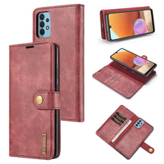 DG.MING Crazy Horse Texture Flip Detachable Magnetic Leather Case with Holder & Card Slots & Wallet, For Samsung Galaxy A32 4G, For OnePlus 9, For OnePlus 9 Pro