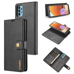 DG.MING Crazy Horse Texture Flip Detachable Magnetic Leather Case with Holder & Card Slots & Wallet, For Samsung Galaxy A32 4G, For OnePlus 9, For OnePlus 9 Pro