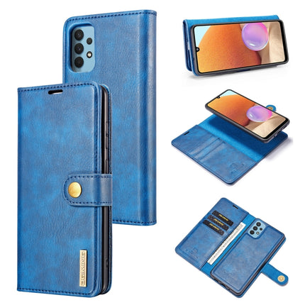 DG.MING Crazy Horse Texture Flip Detachable Magnetic Leather Case with Holder & Card Slots & Wallet, For Samsung Galaxy A32 4G