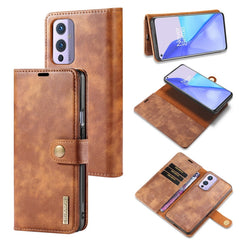 DG.MING Crazy Horse Texture Flip Detachable Magnetic Leather Case with Holder & Card Slots & Wallet, For Samsung Galaxy A32 4G, For OnePlus 9, For OnePlus 9 Pro