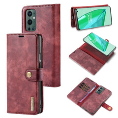 DG.MING Crazy Horse Texture Flip Detachable Magnetic Leather Case with Holder & Card Slots & Wallet, For Samsung Galaxy A32 4G, For OnePlus 9, For OnePlus 9 Pro