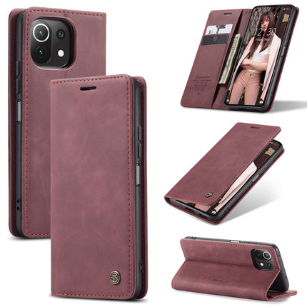 CaseMe 013 Multifunctional Horizontal Flip Leather Case, with Card Slot & Holder & Wallet, For Xiaomi Mi 11 Lite, For Samsung Galaxy S21 FE