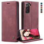 For Samsung Galaxy S21 FE / Wine Red
