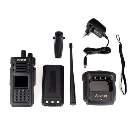 RETEVIS HD1 136-174&400-480MHz&76-107.95MHz 3000CHS Dual Band DMR Digital Waterproof Two Way Radio Handheld Walkie Talkie,