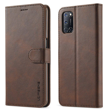 LC.IMEEKE Calf Texture Horizontal Flip Leather Case, with Holder & Card Slots & Wallet, For OPPO Realme C15 / C12 / C25, For OPPO F19 / A74 4G