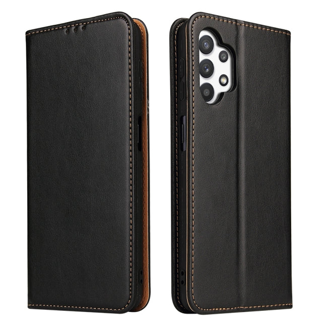 Fierre Shann PU Genuine Leather Texture Horizontal Flip Leather Case with Holder & Card Slots & Wallet, For Samsung Galaxy A32 5G, For Samsung Galaxy A72 5G, For Samsung Galaxy A52 5G