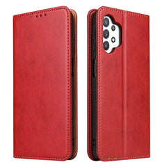 Fierre Shann PU Genuine Leather Texture Horizontal Flip Leather Case with Holder & Card Slots & Wallet, For Samsung Galaxy A32 5G, For Samsung Galaxy A72 5G, For Samsung Galaxy A52 5G