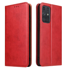 Fierre Shann PU Genuine Leather Texture Horizontal Flip Leather Case with Holder & Card Slots & Wallet, For Samsung Galaxy A32 5G, For Samsung Galaxy A72 5G, For Samsung Galaxy A52 5G