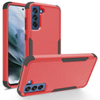 For Samsung Galaxy S21 FE / Red + Black