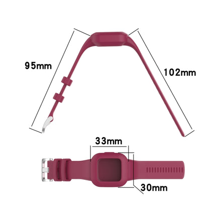 For Garmin Vivofit JR3 Silicone Pure Color Replacement Watchband