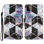 For Samsung Galaxy A22 5G / Black Marble