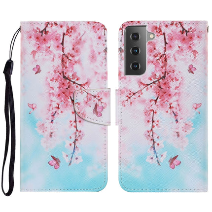Coloured Drawing Pattern Horizontal Flip PU Leather Case with Holder & Card Slots & Wallet & Lanyard, For Samsung Galaxy S21 FE