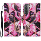 For Samsung Galaxy S21 FE / Purple Marble