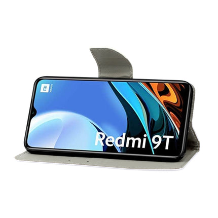 Coloured Drawing Pattern Horizontal Flip PU Leather Case with Holder & Card Slots & Wallet & Lanyard, For Xiaomi Redmi 9T