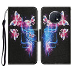 For Xiaomi Redmi Note 9T / Three Fluorescent Butterflies