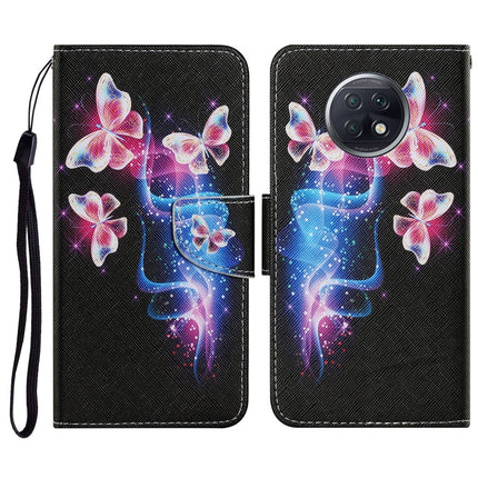 Coloured Drawing Pattern Horizontal Flip PU Leather Case with Holder & Card Slots & Wallet & Lanyard, For Xiaomi Redmi Note 9T