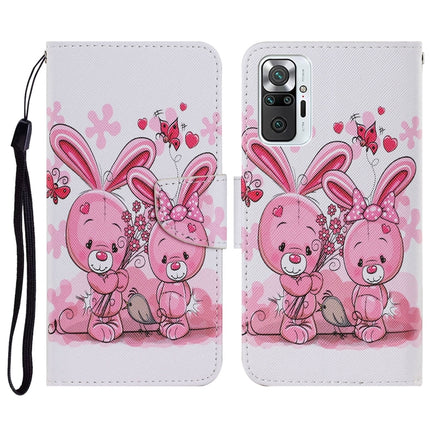 Coloured Drawing Pattern Horizontal Flip PU Leather Case with Holder & Card Slots & Wallet & Lanyard, For Xiaomi Redmi Note 10 Pro