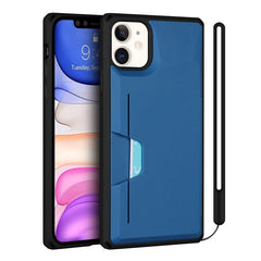 Stoßfestes TPU + PC-Hartschalenetui mit Kartensteckplatzhalterfunktion, für iPhone 12 mini, für iPhone 12 / 12 Pro, für iPhone 12 Pro Max, für iPhone 11, für iPhone 11 Pro, für iPhone 11 Pro Max