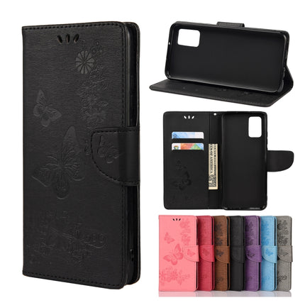 Butterflies Embossing Horizontal Flip Leather Case with Holder & Card Slots & Wallet, For Samsung Galaxy A02s (EU Version), For Samsung Galaxy A12 5G, For Samsung Galaxy A32 4G