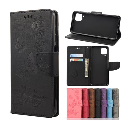 Butterflies Embossing Horizontal Flip Leather Case with Holder & Card Slots & Wallet, For Samsung Galaxy A02s (EU Version), For Samsung Galaxy A12 5G, For Samsung Galaxy A32 4G