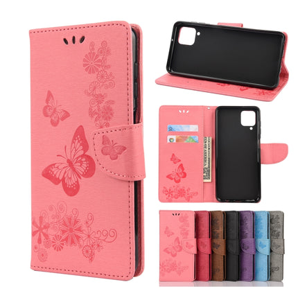Butterflies Embossing Horizontal Flip Leather Case with Holder & Card Slots & Wallet, For Samsung Galaxy A02s (EU Version), For Samsung Galaxy A12 5G, For Samsung Galaxy A32 4G