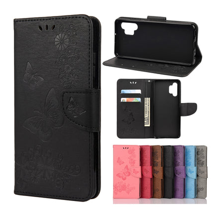 Butterflies Embossing Horizontal Flip Leather Case with Holder & Card Slots & Wallet, For Samsung Galaxy A02s (EU Version), For Samsung Galaxy A12 5G, For Samsung Galaxy A32 4G