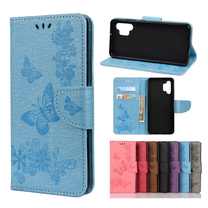 Butterflies Embossing Horizontal Flip Leather Case with Holder & Card Slots & Wallet, For Samsung Galaxy A02s (EU Version), For Samsung Galaxy A12 5G, For Samsung Galaxy A32 4G