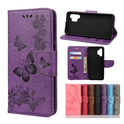Butterflies Embossing Horizontal Flip Leather Case with Holder & Card Slots & Wallet, For Samsung Galaxy A02s (EU Version), For Samsung Galaxy A12 5G, For Samsung Galaxy A32 4G