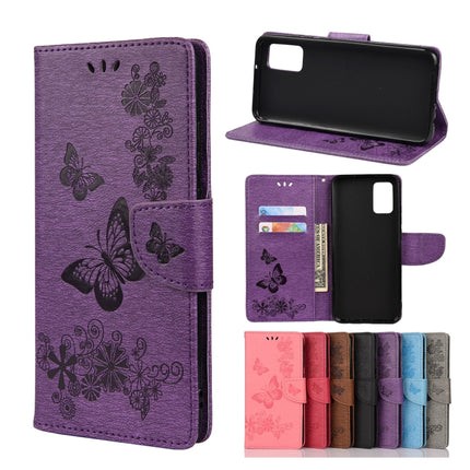 Butterflies Embossing Horizontal Flip Leather Case with Holder & Card Slots & Wallet, For Samsung Galaxy A32 5G, For Samsung Galaxy A72 5G / 4G, For Samsung Galaxy S21 FE