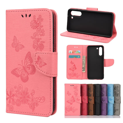 Butterflies Embossing Horizontal Flip Leather Case with Holder & Card Slots & Wallet, For Samsung Galaxy A32 5G, For Samsung Galaxy A72 5G / 4G, For Samsung Galaxy S21 FE